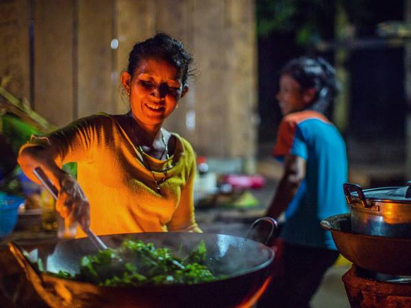 Hemlagad mat i Banteay Chhmar