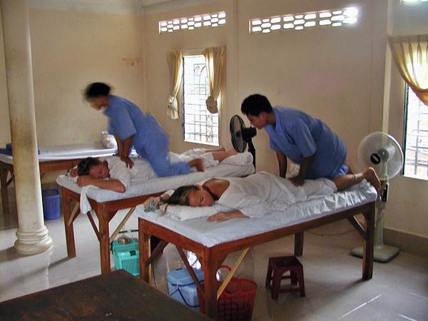 Massage på The Seeing Hands, Phnom Penh